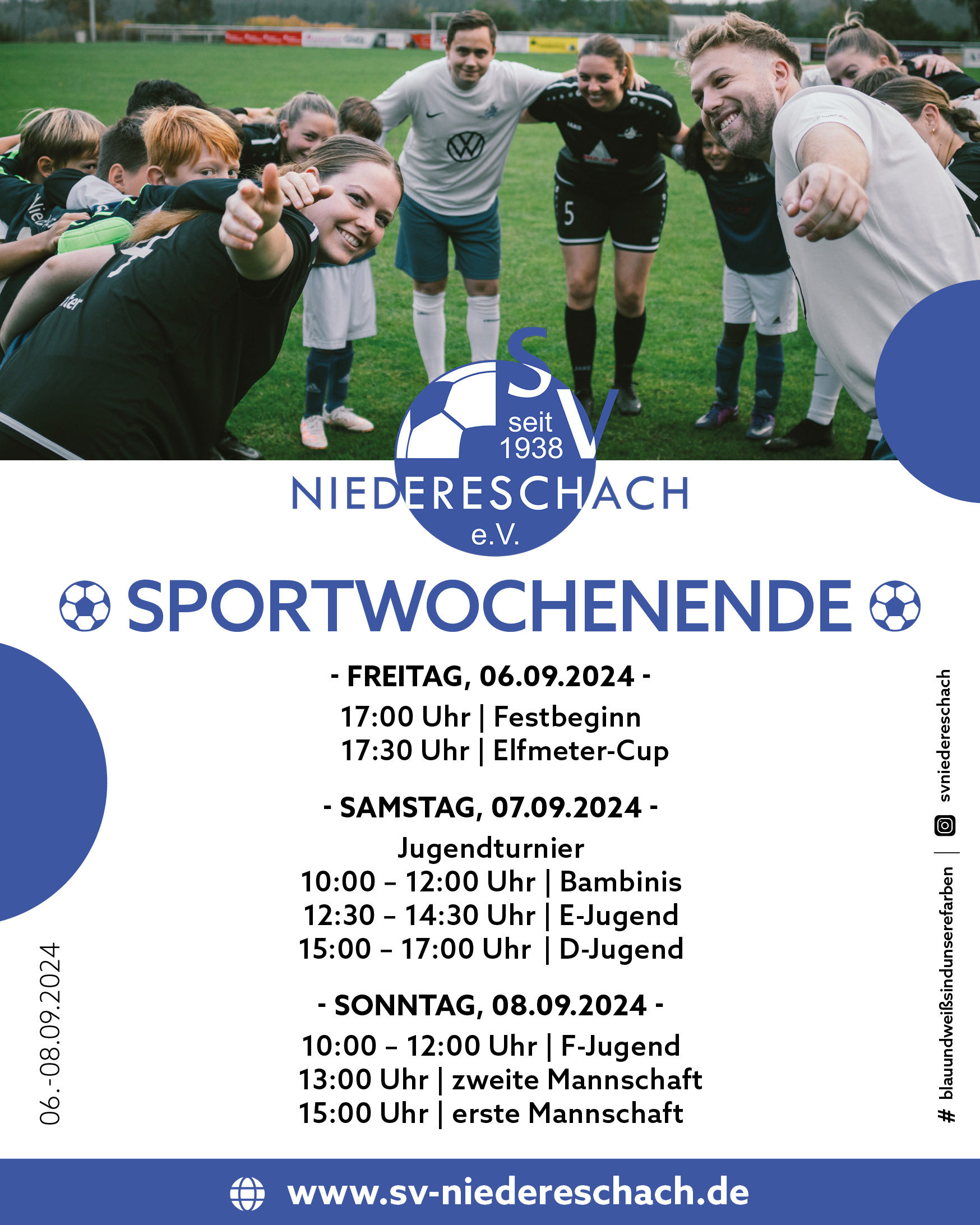 Sportwochenende 06.09. - 08.09.2024